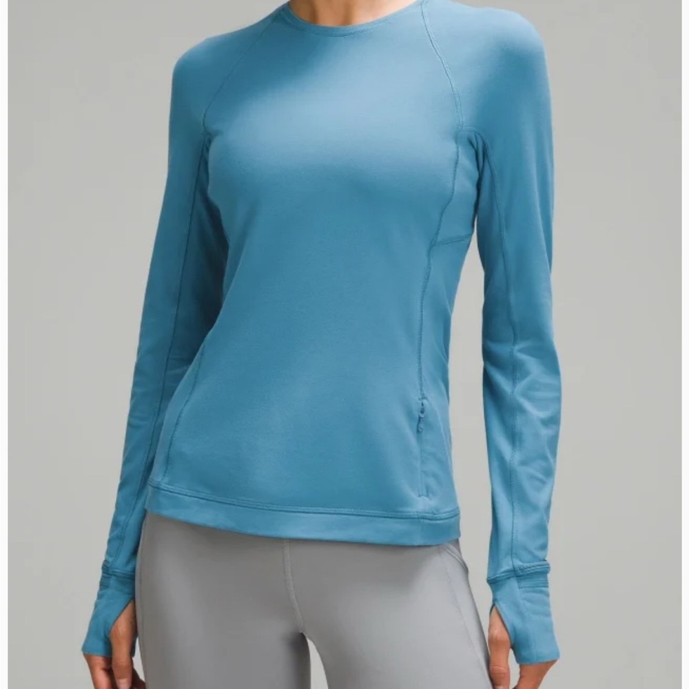 Lululemon It’s Rulu Run Women's Blue Long Sleeve Top